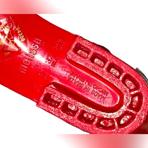 Vivienne Westwood x Melissa Rain Boots Women’s Size 8, Red, Made in Brazil, NWOT - Picture 12 of 13